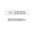 Концевая фреза твердосплавная типа BW6030B - φ3.0xD6x40Lx1F