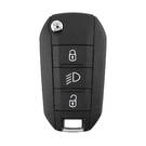 Peugeot Flip Remote Key Shell 3 Buttons HU83 Blade for Xhorse XEPG00EN PCB