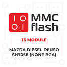 MMCFlash - 13 Модуль, Mazda Diesel Denso SH7058 (не BGA)