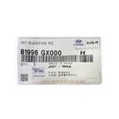 New Hyundai Genuine / OEM Smart Remote Key Blade OEM Part Number: 81996-GX000, 81996GX000 | Emirates Keys -| thumbnail