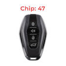 Jetour Original Smart Remote Key 3+1 Buttons 433MHz 47 Chip Black Color
