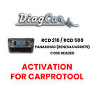 Leitor de código DiagCar RCD 210 / RCD 500 Panasonic (Renesas M30879)