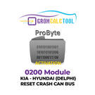 GromCalcTool 0200 Modulo KIA - HYUNDAI (DELPHI) RESET CRASH CAN BUS