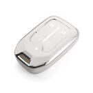 New Aftermarket Nano High Quality Cover For GMC Remote Key 5 Button White Color Silver Frame GMC-A11Y5A | Emirates Keys -| thumbnail