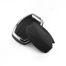 New Aftermarket Nano High Quality Cover For Mercedes Remote Key 2 Button Black Color Silver Frame Benz-A11Y2 | Emirates Keys -| thumbnail