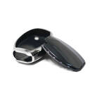New Aftermarket Nano High Quality Cover For Mercedes Remote Key 3 Button Black Color Silver Frame Benz-A11Y3 | Emirates Keys -| thumbnail