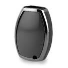 Funda nano para mando a distancia Mercedes de 3 botones, color gris oscuro, marco plateado, Benz-A11Y3 | MK3 -| thumbnail