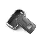 New Aftermarket Nano High Quality Cover For Honda Remote Key 3 Button Dark Gray Color Silver Frame HD-A11Y3A | Emirates Keys -| thumbnail