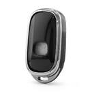 Coque Nano pour télécommande Honda 3 boutons, noire, cadre argenté, HD-G11Y3B | MK3 -| thumbnail