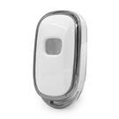Coque Nano pour télécommande Honda 4 boutons, cadre argenté, couleur blanche, HD-G11Y4A | MK3 -| thumbnail