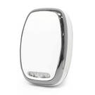 Coque Nano pour télécommande Honda 2 boutons, cadre argenté, couleur blanche, HD-J11Y2 | MK3 -| thumbnail