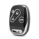 Nano High Quality Cover For Honda Remote Key 3 Button Black Color Silver Frame HD-J11Y3A