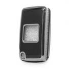 Чехол Nano для дистанционного ключа Peugeot с 3 кнопками, черный цвет, серебристая рамка PG-D11Y3 | MK3 -| thumbnail