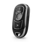Nano High Quality Cover For Buick Remote Key 4 Button Black Color Silver Frame BK-A11Y4B