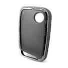 Coque Nano pour télécommande VW 3 boutons, gris foncé, cadre argenté, VW-D11Y3 | MK3 -| thumbnail