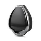 Toyota Uzaktan Anahtar Nano Kapak 4 Düğme Siyah Renk Gümüş Çerçeve TYT-K11Y4 | MK3 -| thumbnail