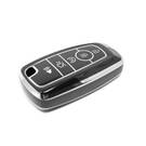 New Aftermarket Nano High Quality Cover For Ford Remote Key 5 Button Black Color Silver Frame Ford-B11Y5 | Emirates Keys -| thumbnail