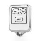 Nano High Quality Cover For Ford Remote Key 3 Button White Color Silver Frame Ford-M11Y3