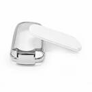 New Aftermarket Nano High Quality Cover For Jeep Remote Key 5 Button White Color Silver Frame Jeep-B11Y5 | Emirates Keys -| thumbnail