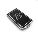 New Aftermarket Nano High Quality Cover For Renault Remote Key 4 Button Black Color Silver Frame RN-A11Y | Emirates Keys -| thumbnail