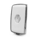 Nano Cover For Renault Remote Key 4 Button White Color Silver Frame RN-A11Y | MK3 -| thumbnail