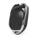 Nano Cover For Renault Remote Key 2 Button Black Color Silver Frame RN-C11Y2 | MK3 -| thumbnail