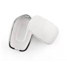 New Aftermarket Nano High Quality Cover For Renault Remote Key 2 Button White Color Silver Frame RN-C11Y2 | Emirates Keys -| thumbnail
