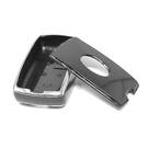 New Aftermarket Nano High Quality Cover For Land Rover Remote Key 5 Button Black Color Silver Frame LR-B11Y | Emirates Keys -| thumbnail