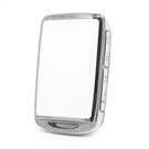 Nano High Quality Cover For Mazda Remote Key 4 Button White Color Silver Frame MZD-B11Y4