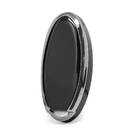 Cover Nano per chiave telecomando Nissan a 3 pulsanti, colore nero, cornice argentata NS-A11Y3B | MK3 -| thumbnail