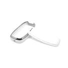 New Aftermarket Nano High Quality Cover For Nissan Remote Key 3 Button White Color Silver Frame NS-C11Y3A | Emirates Keys -| thumbnail