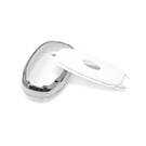 New Aftermarket Nano High Quality Cover For Hyundai Remote Key 5 Button White Color Silver Frame HY-D11Y5 | Emirates Keys -| thumbnail