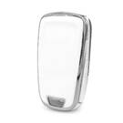 Nano Cover For Chevrolet Remote Key 3 Button White Color Silver Frame CRL-A11Y3 | MK3 -| thumbnail