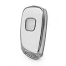 Nano Cover For Peugeot  Remote Key 3 Button White Color Silver Frame PG-B11Y | MK3 -| thumbnail