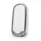 Nano Cover For Jeep Remote Key 3 Button White Color Silver Frame Jeep-B11Y3 | MK3 -| thumbnail