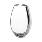 Nano Cover For Renault Remote Key 3 Button White Color Silver Frame RN-D11Y3 | MK3 -| thumbnail