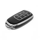 New Aftermarket Nano High Quality Cover For Chery Remote Key 4 Button Black Color Silver Frame CR-C11Y | Emirates Keys -| thumbnail