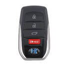 Keydiy KD Universal Smart Remote Key 3+1 Botões Toyota Tipo TB01-4 (Brilhante)