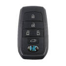 Chave remota inteligente universal Keydiy KD com 5 botões, modelo Toyota TB01-5 (fosca)