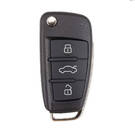 Xhorse VVDI Key Tool VVDI2 Wire Flip Remote Key 3 Button Audi Type XKA620EN