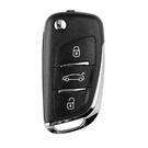 Xhorse VVDI Key Tool VVDI2 Chave Remota com Fio e 3 Botões XKDS20EN