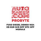 وحدة ProByte Fuso Diesel Denso 1024 kb EGR SCR DPF DTC OFF