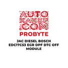 ProByte JAC Dizel Bosch EDC17C53 EGR DPF DTC KAPALI Modülü