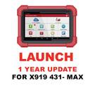 Launch X-431 919 MAX Update 1 year subscription