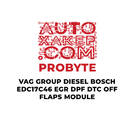 ProByte VAG Group Diesel Bosch EDC17C46 EGR DPF DTC OFF FLAPS Module
