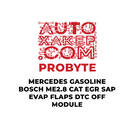 Module ProByte de désactivation des VOLETS EGR, SAP et EVAP pour Mercedes, essence, Bosch, ME2.8, CAT