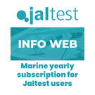 Jaltest 70604023 INFO Web. Marine yearly subscription for Jaltest users