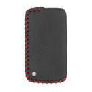 Новый кожаный чехол Aftermarket для Peugeot Remote Key 3 кнопки высокого качества Лучшая цена | Ключи от Эмирейтс -| thumbnail