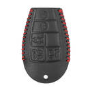Leather Case For Jeep Smart Remote Key 5+1 Buttons JP-R | MK3 -| thumbnail