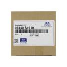 Nuova chiave telecomando intelligente originale/OEM Hyundai Santa Fe 2022 a 4 pulsanti 433 MHz. Numero parte OEM: 95440-S1610 - ID FCC: TQ8-FOB-4F26 - Transponder - ID: HITAG 3 - ID47 NCF29A1X -| thumbnail